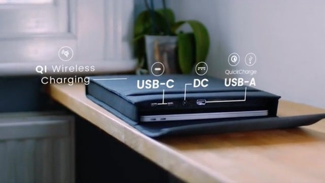 移動中の充電もこれ1つで完結。究極の多機能ノートPCケース「LAER
