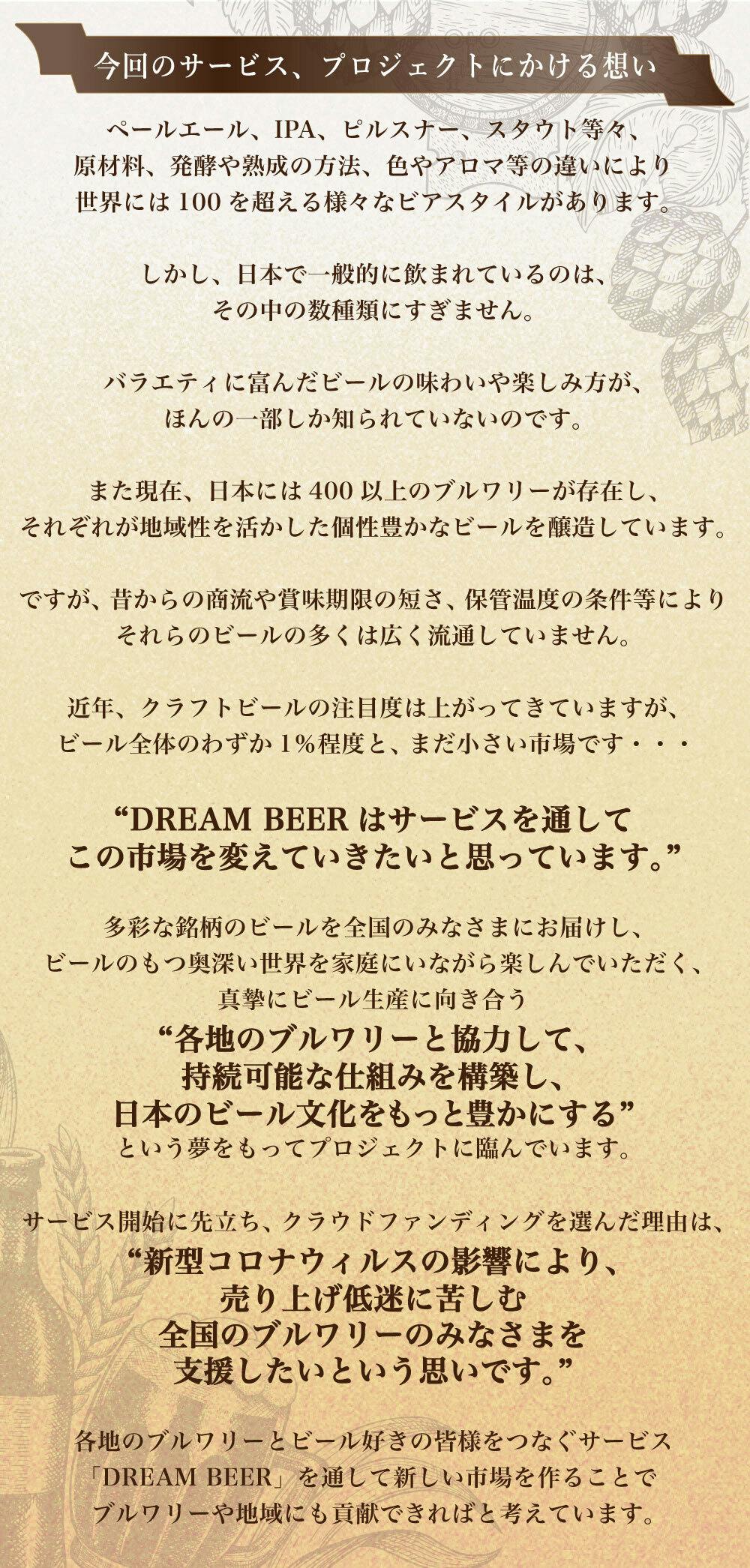 DREAMBEER ドリームビア クラフトビール 3本セット - ビール・発泡酒