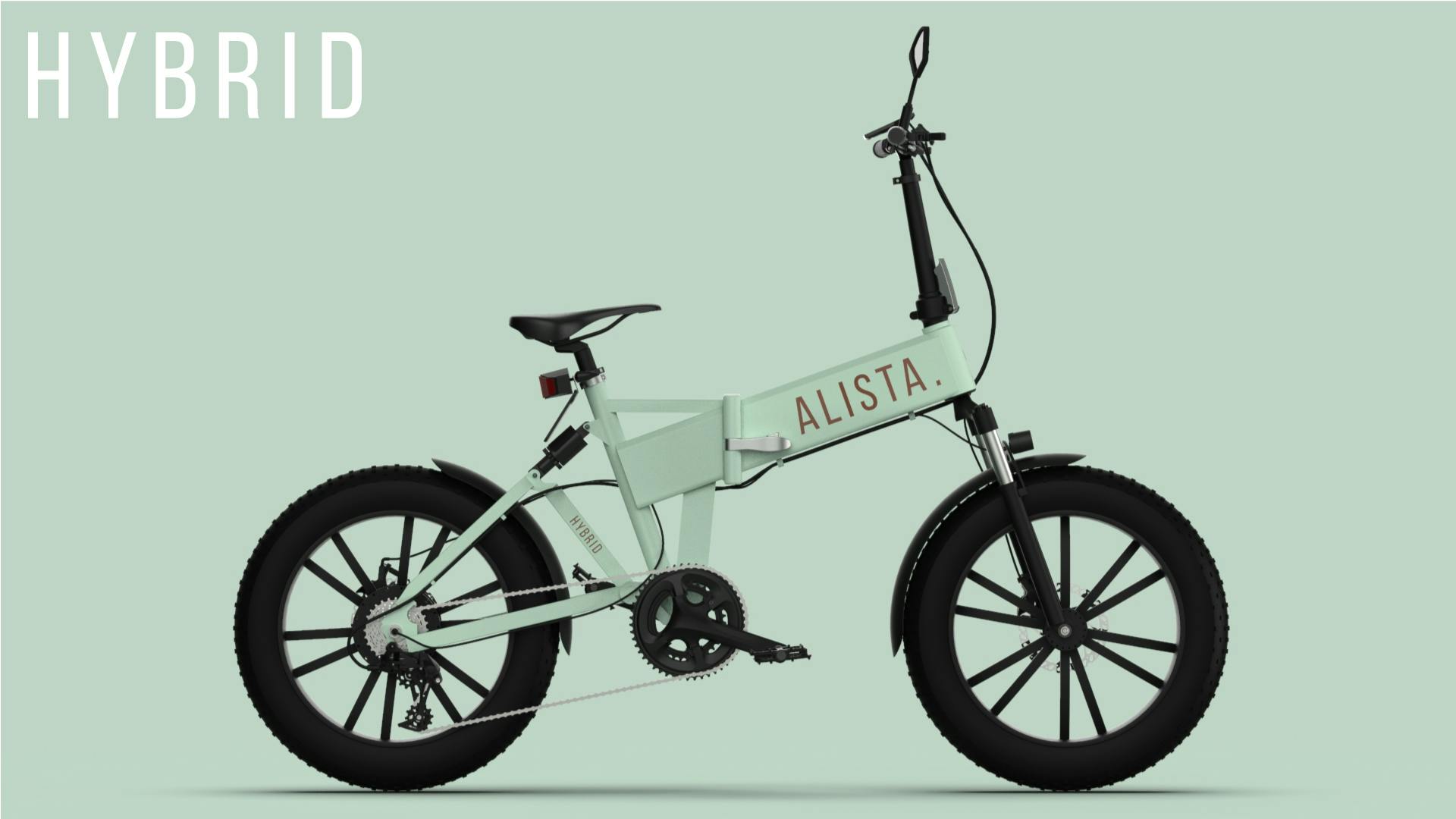 ファットバイク型・電動自転車＆原付ハイブリットE-Bike ALISTA 