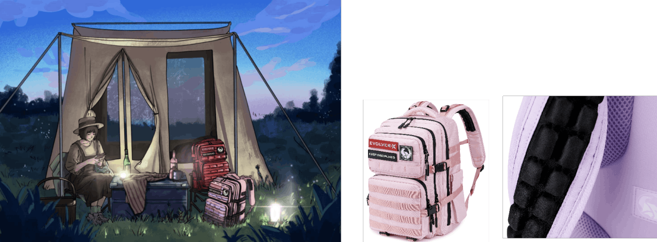 未来へ無限に進化していく Evolver X のbackpack 参戦 Campfire キャンプファイヤー