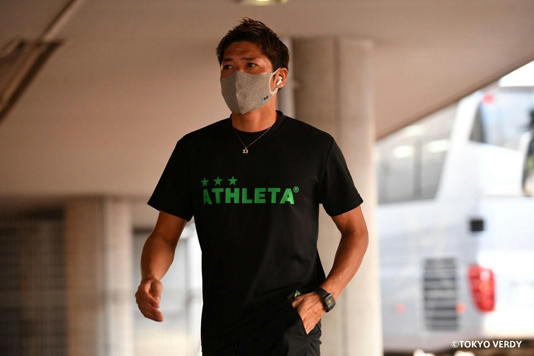 アスレタ 東京ヴェルディ Tシャツ 選手用 移動着 Jリーグ O 