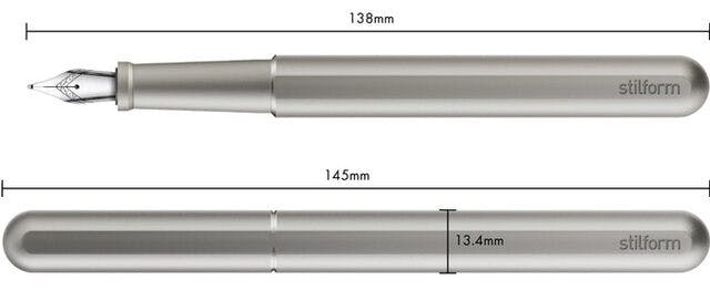 Stilform INK titanium DLC 万年筆 チタンペン先 F+inforsante.fr