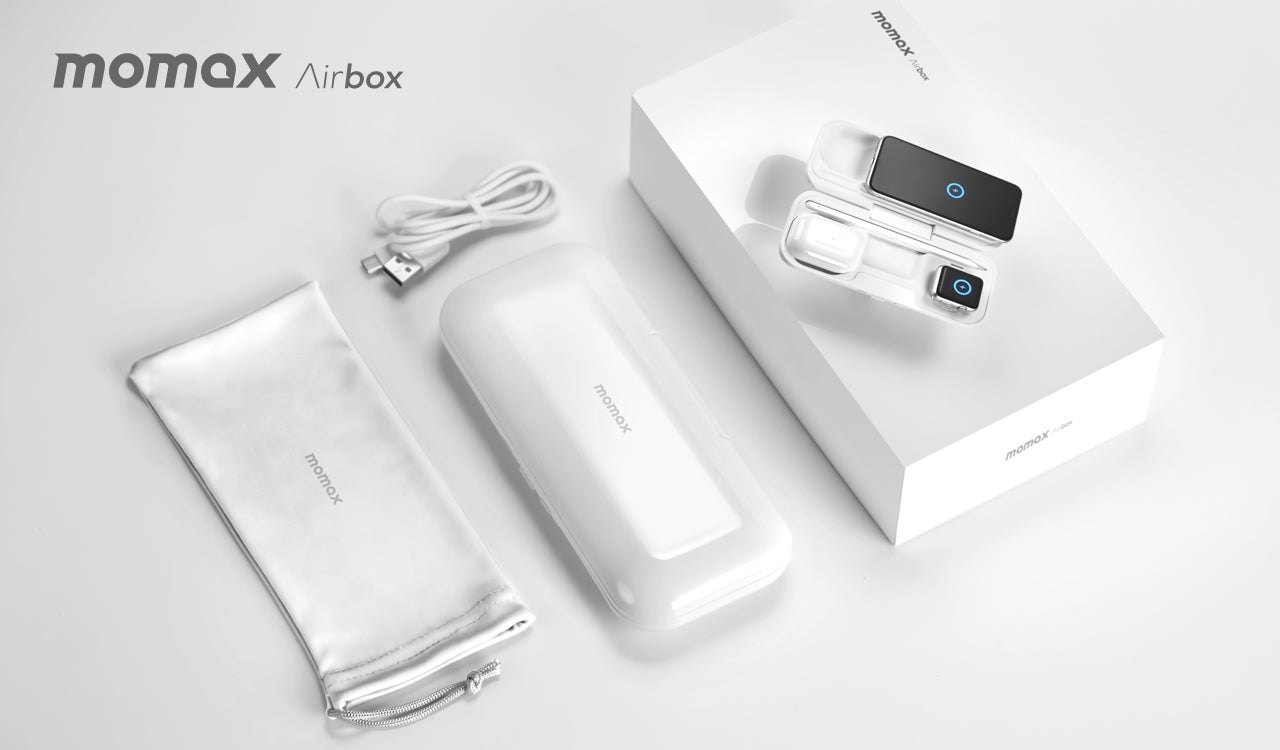 MOMAX airbox】Apple製品専用折り畳み4in1モバイルバッテリー