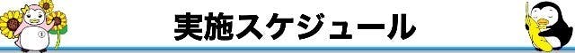 実施スケジュール