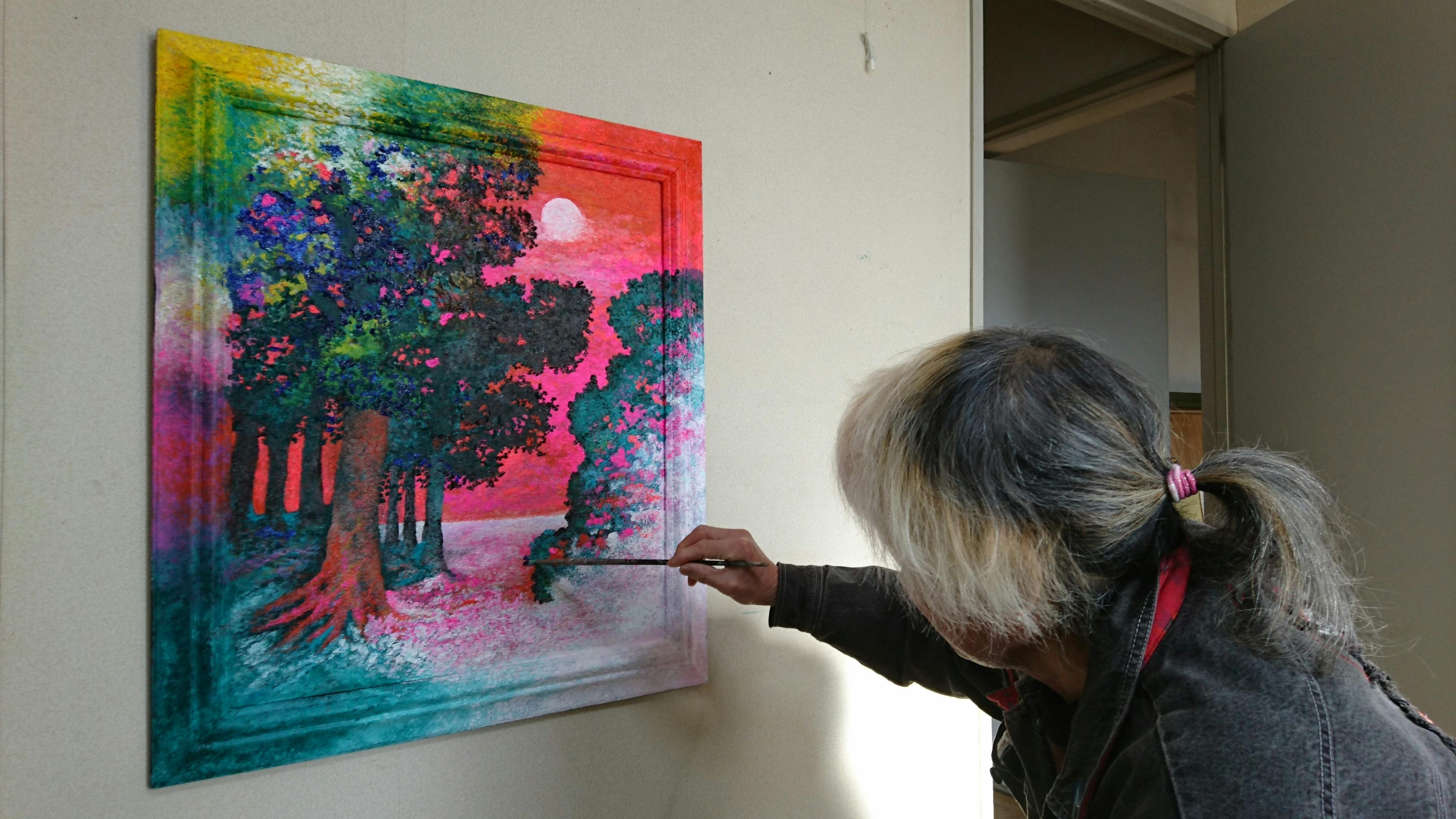 貴重作品今は亡き愛知県刈谷市の人気版画家 城 景都作品(じょうけいと