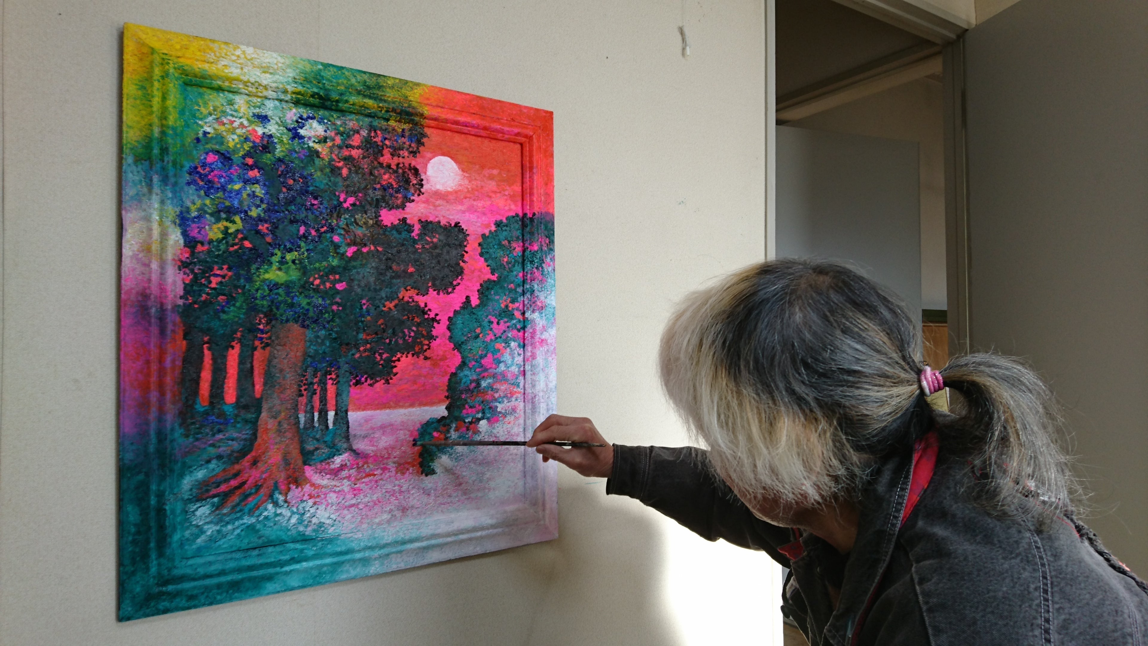 72歳 画家:城景都 憧れの地Parisで最期の展示会を開催