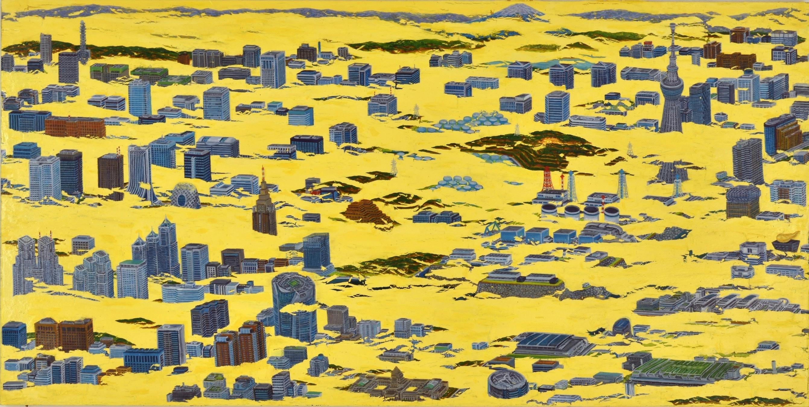 岡本太郎、【明日の神話 C】、希少な額装用画集より、新品額装付 岡本