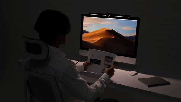 3つのモードを簡単切替！除菌機能付きスマートデスクランプ「ON