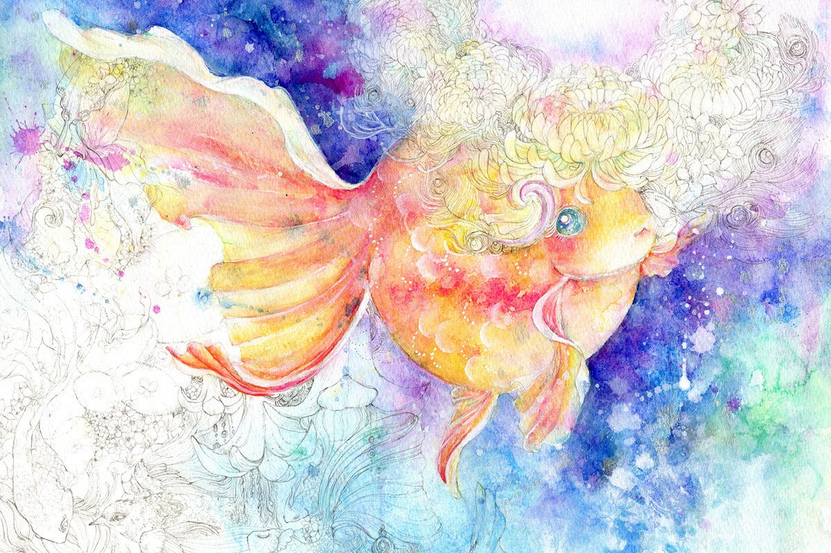 どこでも泳げる金魚作家 晴智ありさの作品を全国へ届けたい Campfire キャンプファイヤー どこでも泳げる金魚作家 晴智ありさの作品を全国へ届けたい Campfire キャンプファイヤー