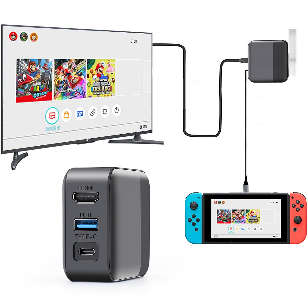体積10分の1になったNintendo Switchのドック「スイッチドック