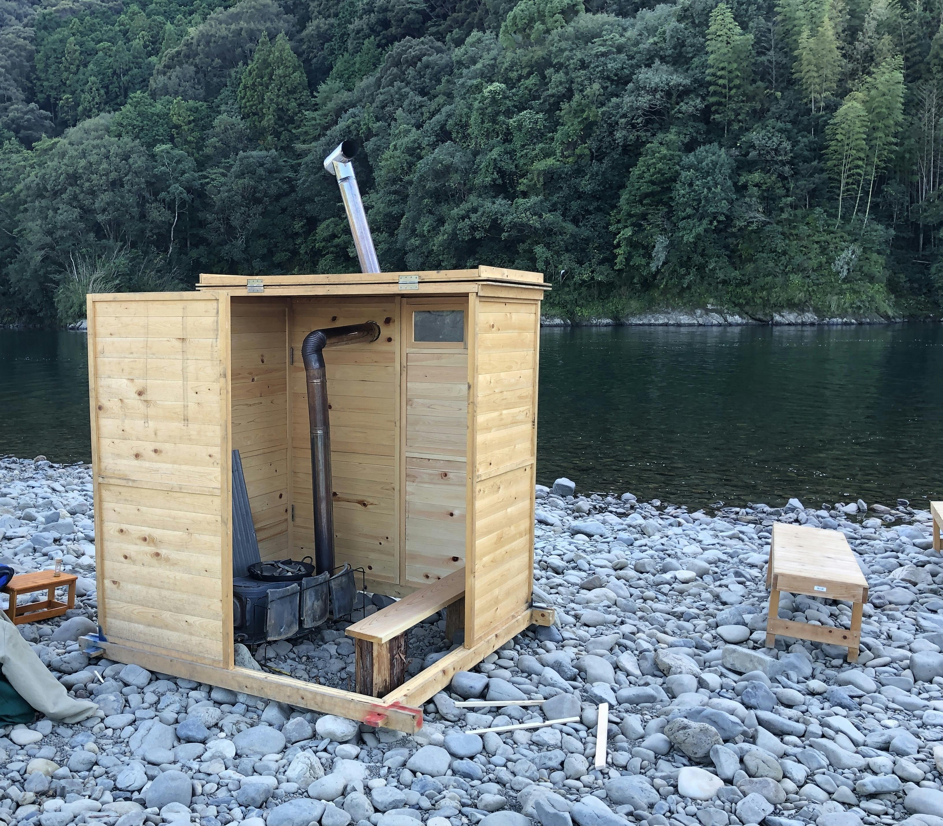 大工の技で作る四万十ヒノキのサウナキット Campfire キャンプファイヤー 大工の技で作る四万十ヒノキのサウナキット Campfire キャンプファイヤー