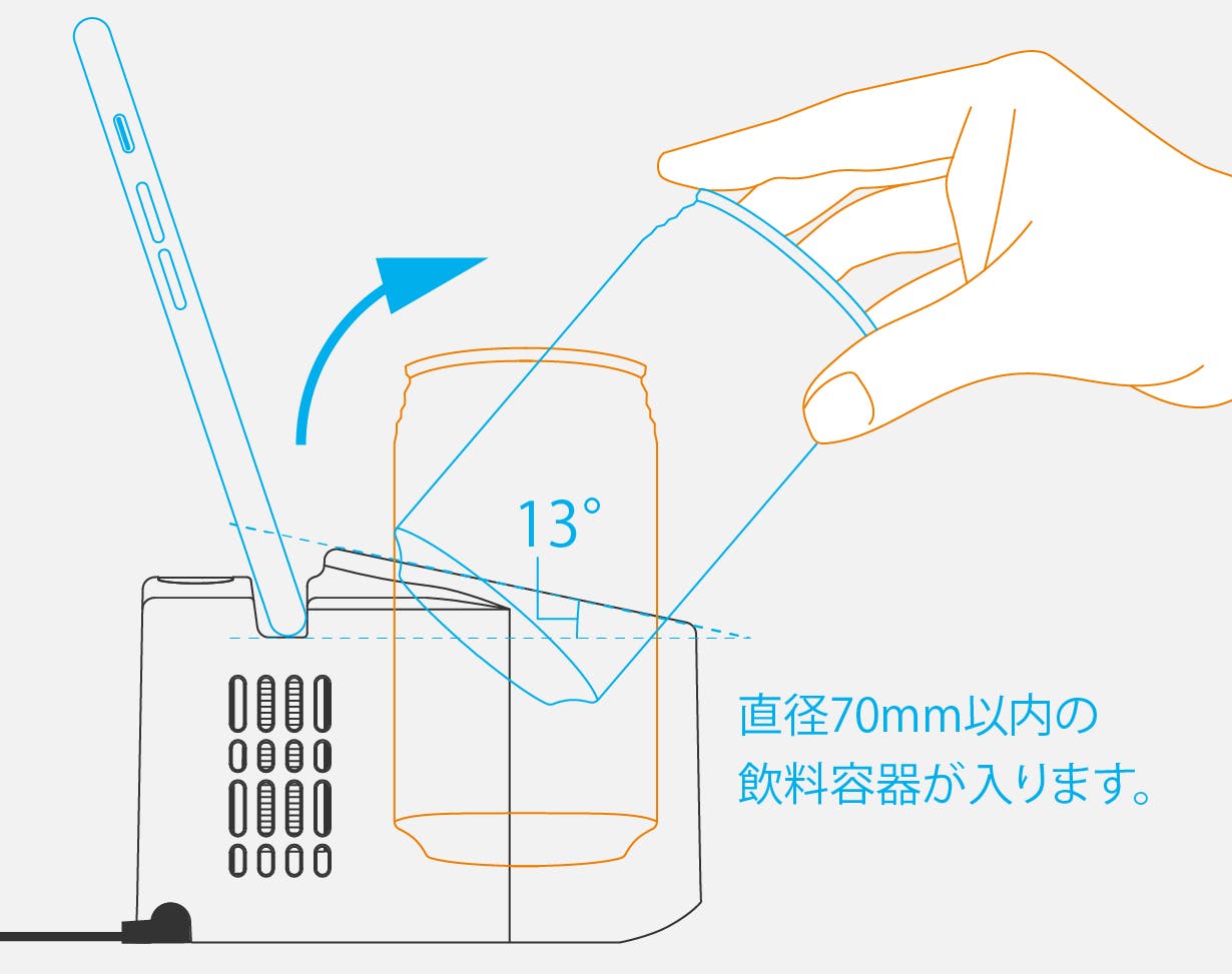 パソコン周りはこれで快適！保温冷機能付きドリンクホルダー 「HOCO