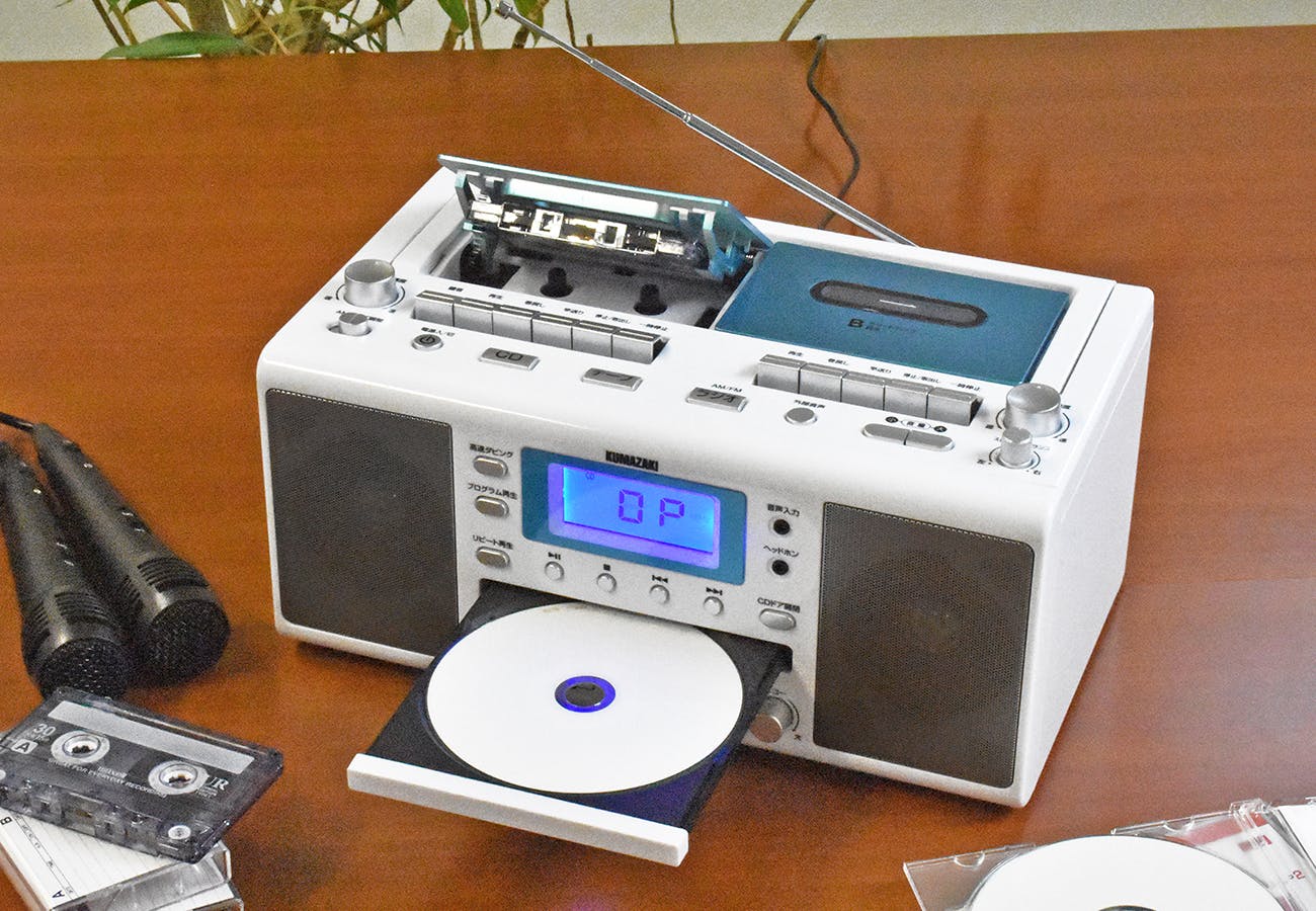 おうちでカラオケが楽しめる多機能cdラジカセ Campfire キャンプファイヤー