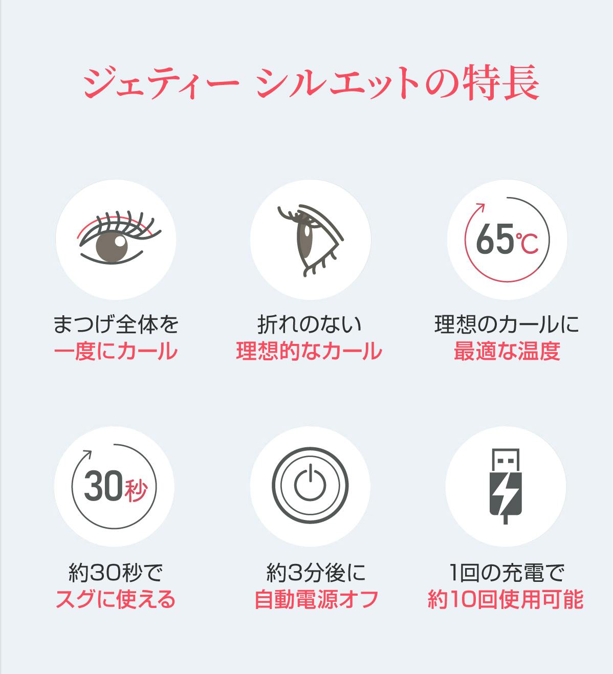 たった1分で目もと美人 ホットビューラー ジェティー シルエット Campfire キャンプファイヤー