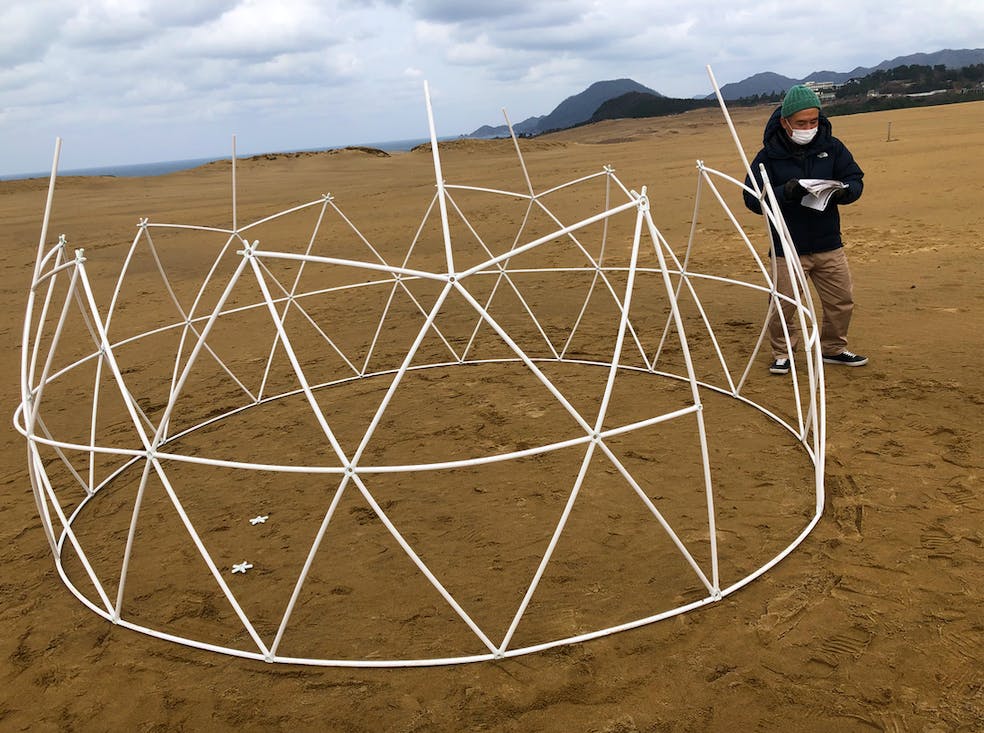 鳥取砂丘 すなの隠れ家 旅 サンドホテルproject Campfire キャンプファイヤー 鳥取砂丘 すなの隠れ家 旅 サンドホテルproject Campfire キャンプファイヤー