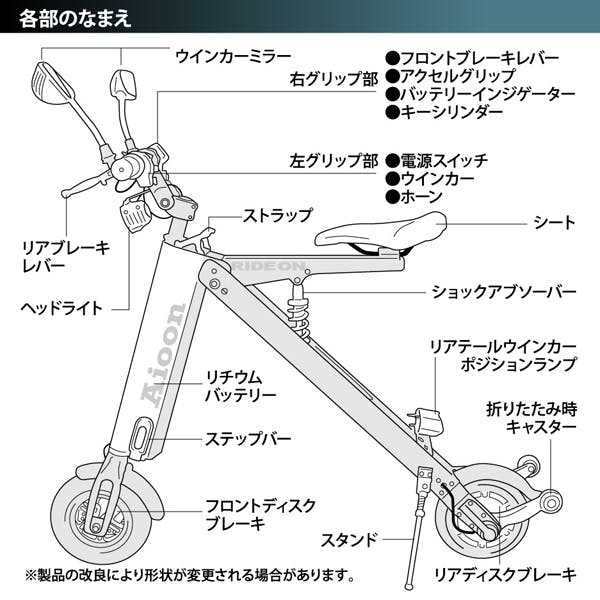 公道も走れて持ち運べる超コンパクトEVバイク 3秒で展開！Aioon