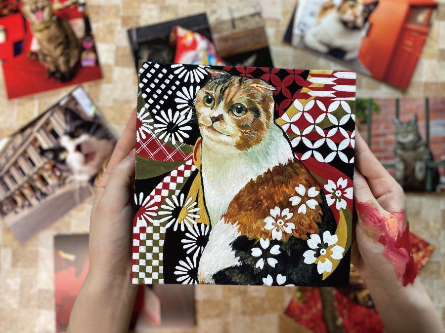 日本画×ネコ』を世界に！パトロン募集です。 CAMPFIREコミュニティ