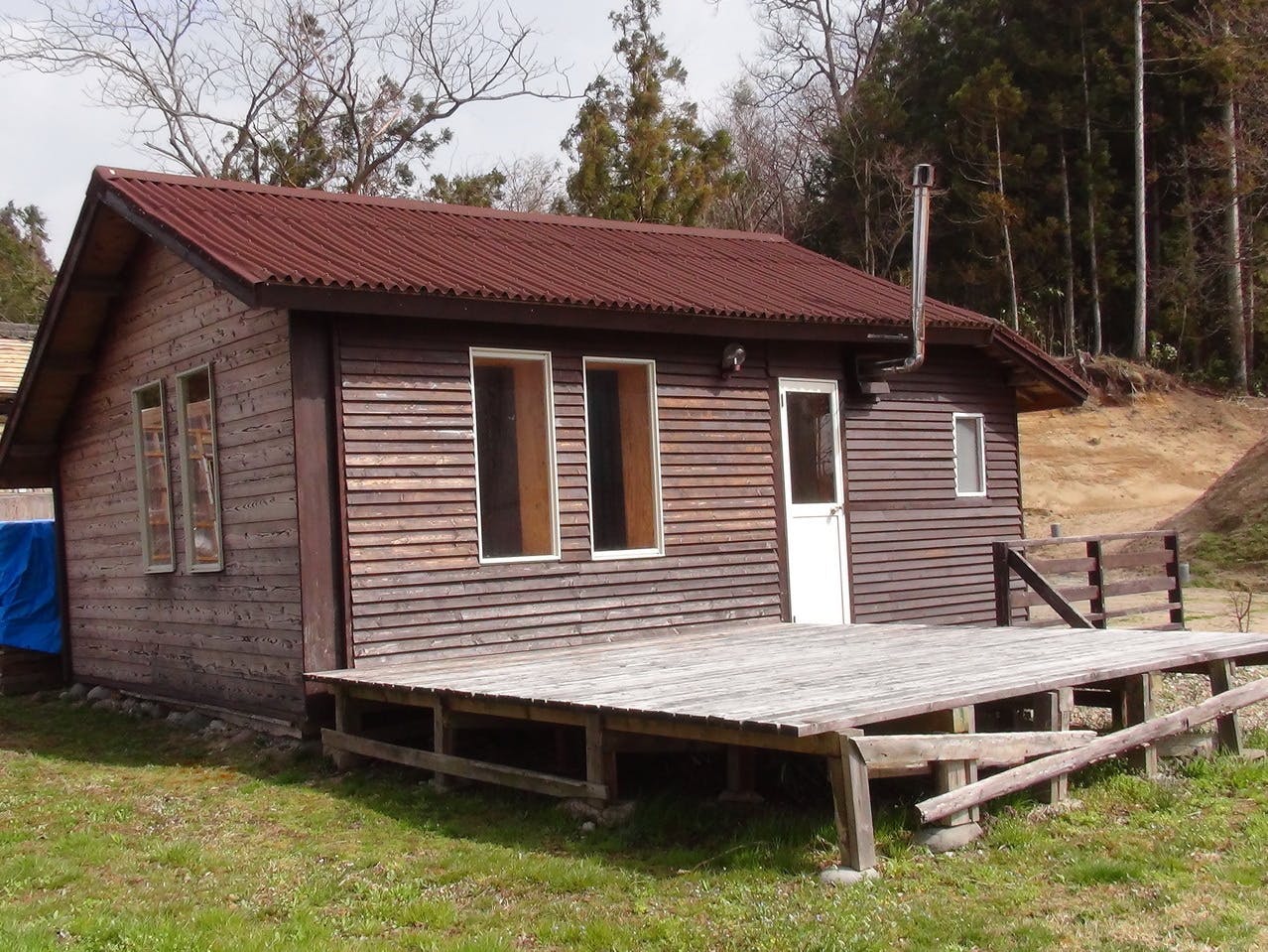 庭小屋 物置 ログハウス 木製物置 店舗 未使用 - 大阪府の家具