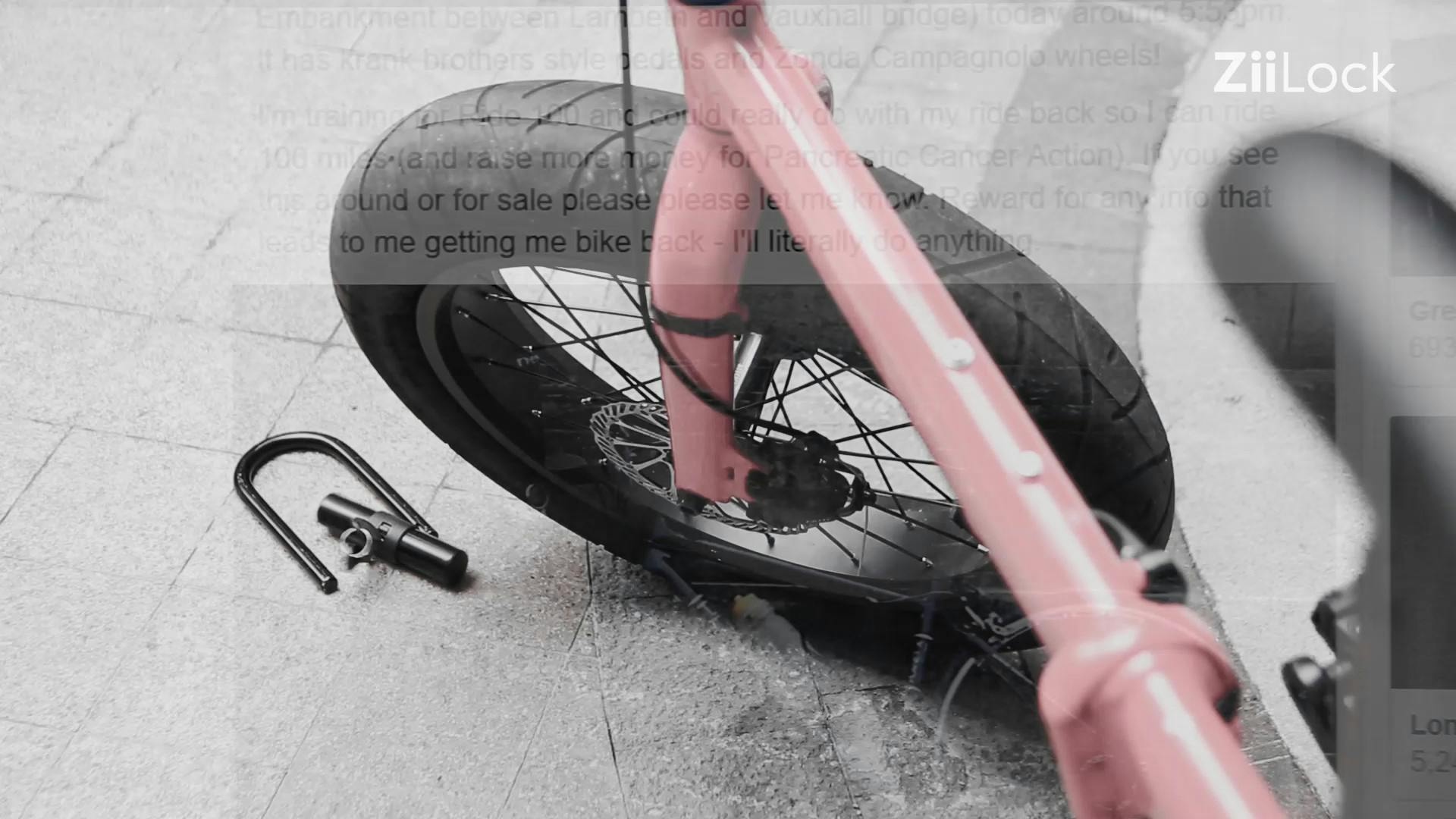もうバイクの盗難怖くない！タフ＆スマート生体認証自転車ロック