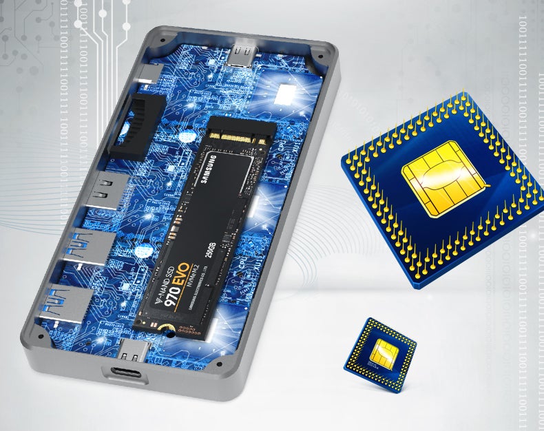 最大2TBもの大容量SSDストレージの拡張ができる 7 in 1 USB-Cハブ