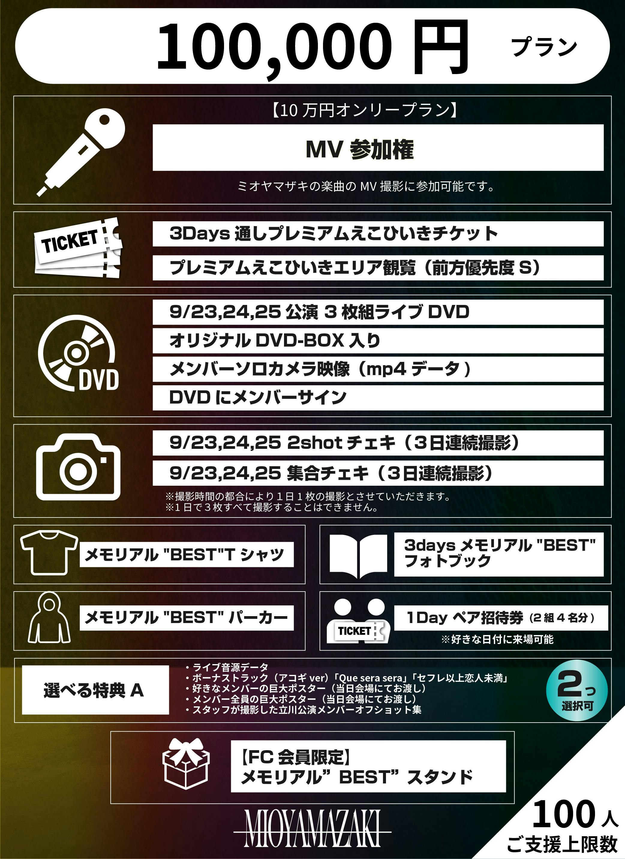 ミオヤマザキ 3DAYSワンマンライブ DVD | ilhotesul.com.br