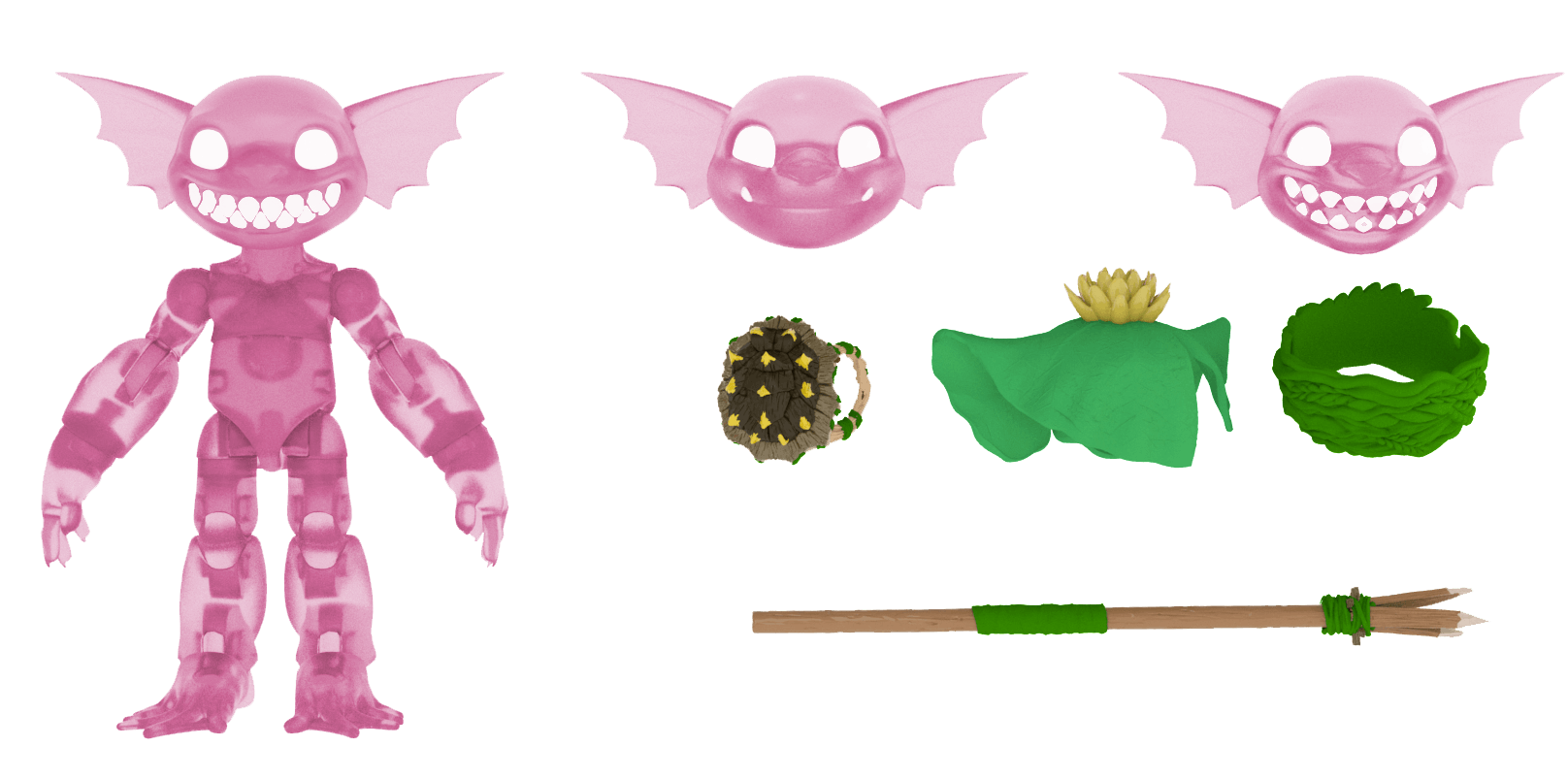 愛らしい個性豊かなモンスターフィギュア Plunderlings Campfire キャンプファイヤー 愛らしい個性豊かなモンスターフィギュア Plunderlings Campfire キャンプファイヤー