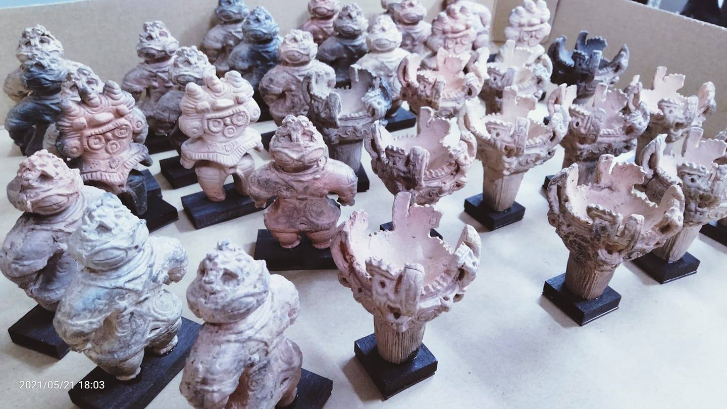 合掌 土偶 レプリカ ミニ 土器 合掌土偶 レプリカ ミニ合掌土偶
