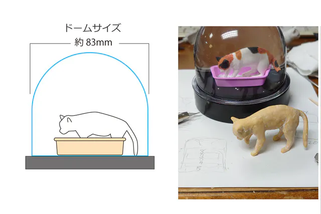 散らかすな と思わず言いたくなるあのシーンを再現 猫砂スノードーム Campfire キャンプファイヤー 散らかすな と思わず言いたくなるあのシーンを再現 猫砂スノードーム Campfire キャンプファイヤー