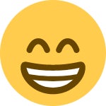 にやにやした顔