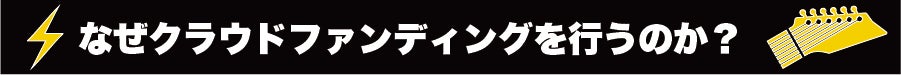 『なぜクラウドファンディングを行うのか?』