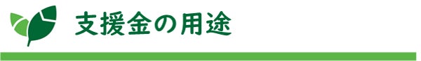 タイトル：支援金の用途