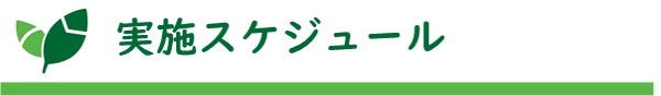 タイトル:実施スケジュール