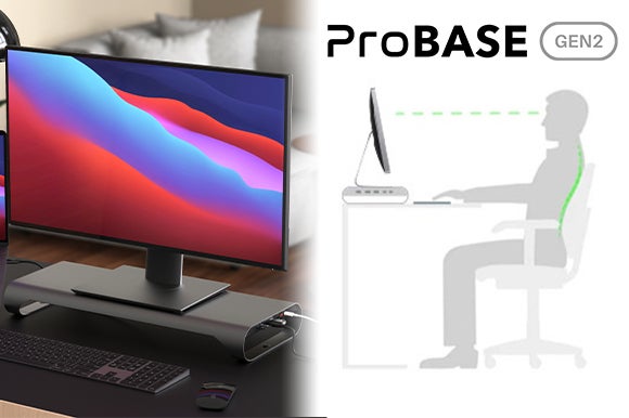 7in1ハブ搭載でデスク環境をミニマルに 『ProBase Gen2』 - CAMPFIRE