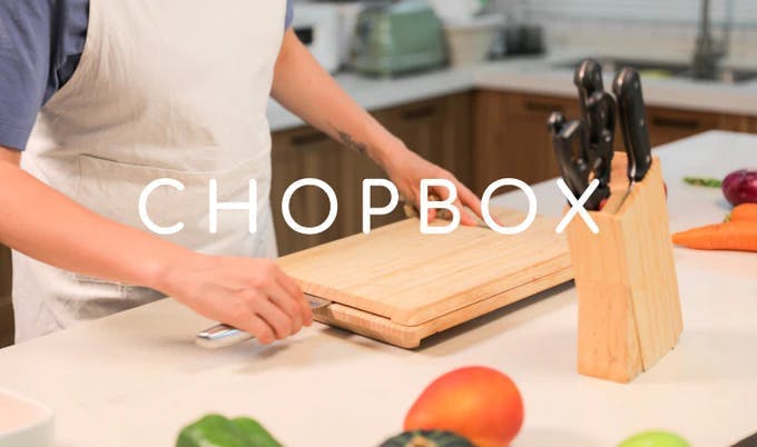 ChopBox: 10 機能を兼ね備えた世界初のスマート カッティングボード 