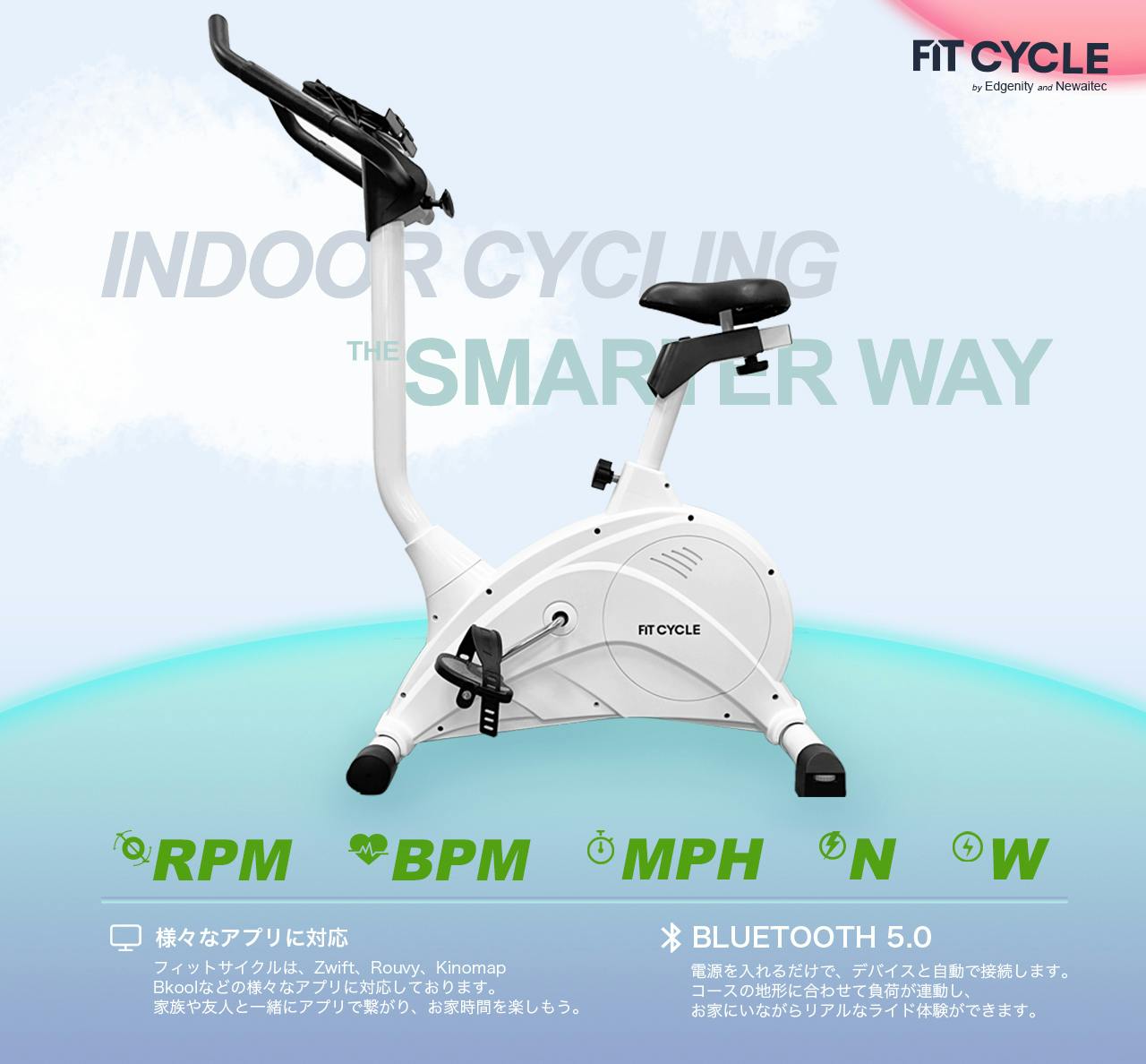 高負荷のftpトレーニング対応 次世代フィットネスマシン Fit Cycle Campfire キャンプファイヤー