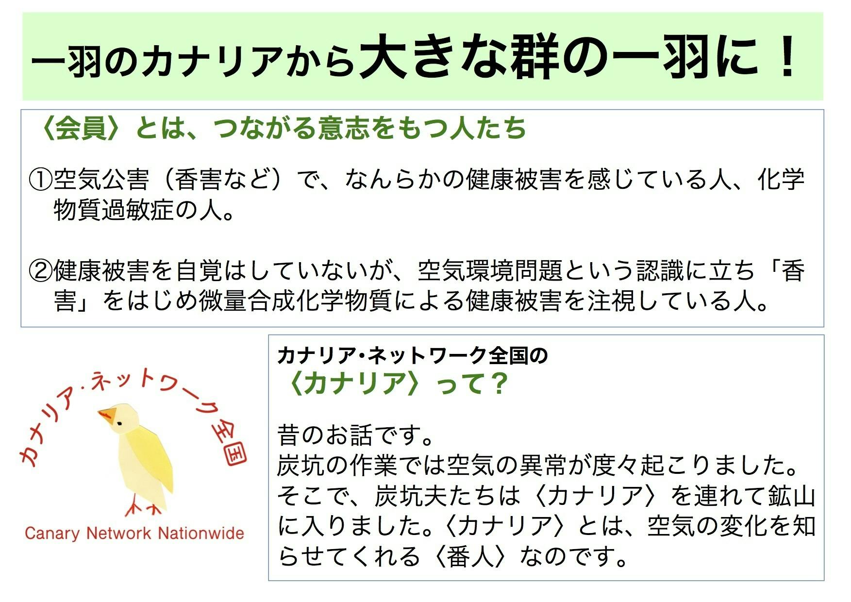 カナリア・ネットワーク全国」を結成して「香害は公害」の声をひとつに 