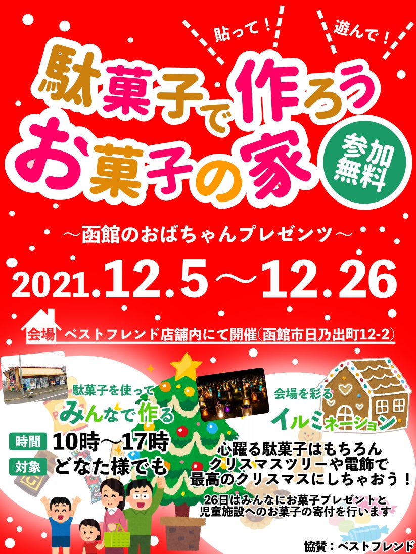 子供達の為のチャリティお菓子の家企画 Campfire キャンプファイヤー 子供達の為のチャリティお菓子の家企画 Campfire キャンプファイヤー