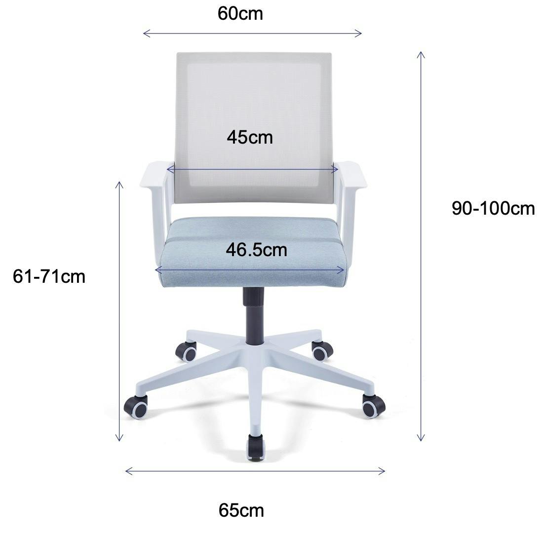 シンプル可愛い座り心地の良いリモートワークオフィスチェア 
