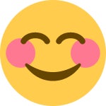 目が笑っている笑顔