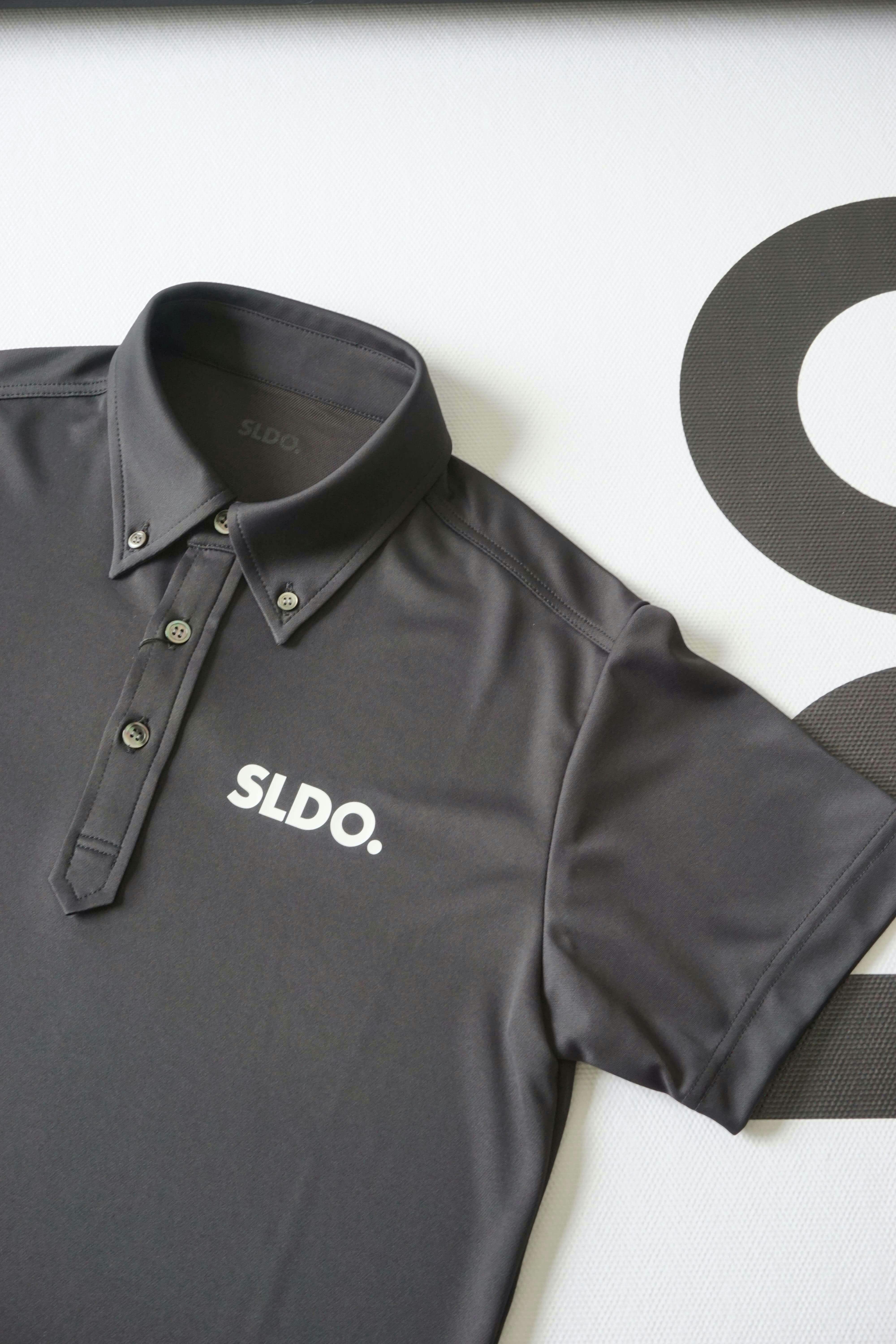 驚き価格SLDO.エスルドゴルフセットアップM黒/半袖ポロシャツショートパンツ2点 メンズウェア