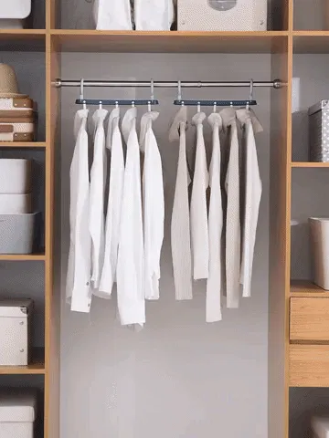 服もズボンも５倍収納 短時間すっきり多機能ハンガー Folding Hanger Campfire キャンプファイヤー