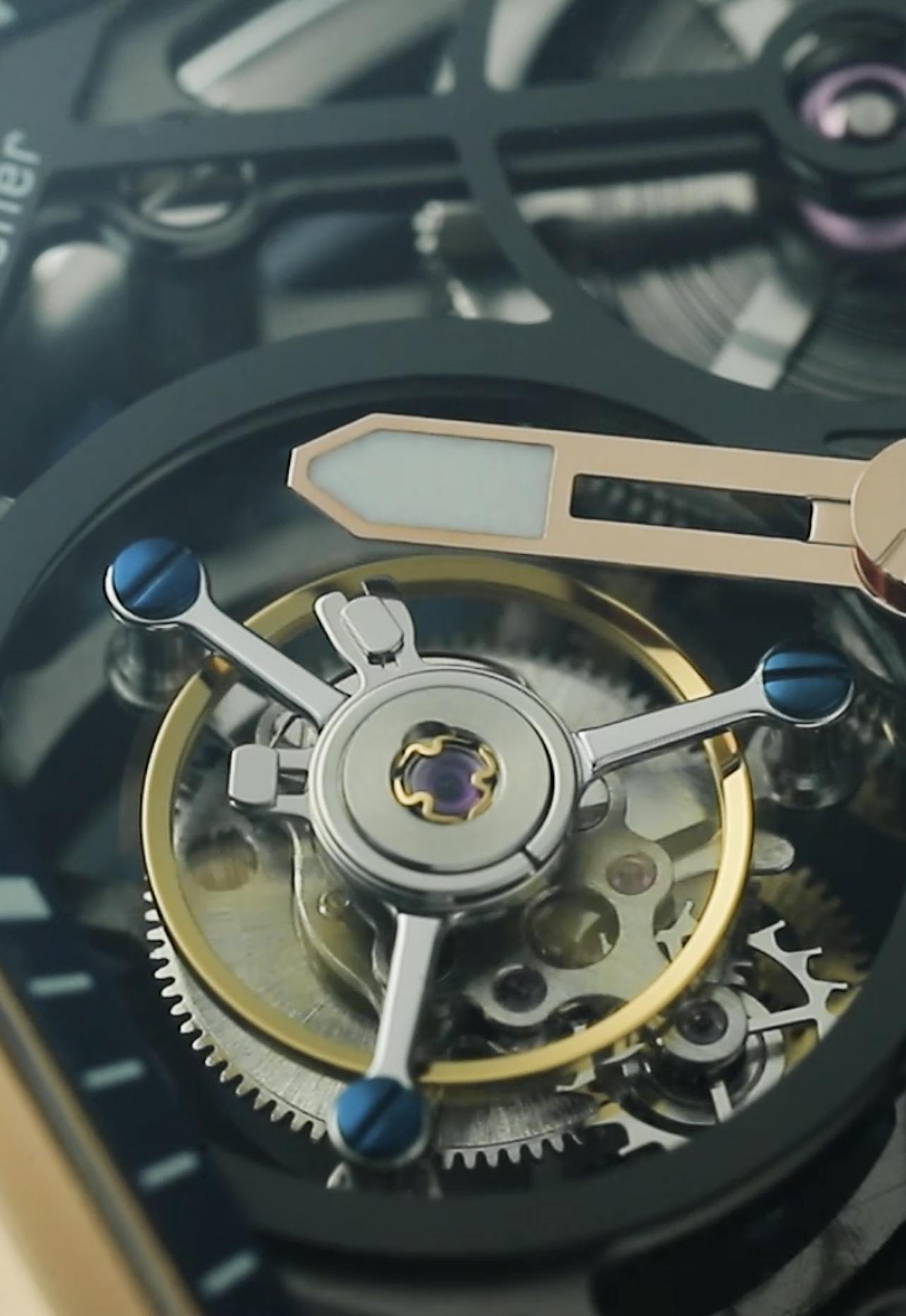 ZEROO フルスケルトントゥールビヨン T1&T2 手巻機械式腕時計 ...