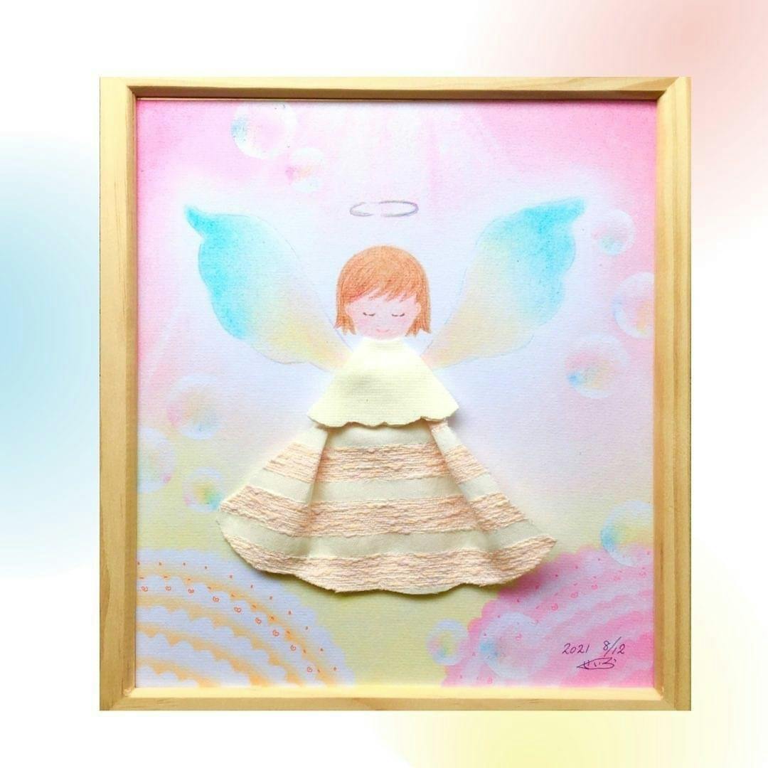 大人気 天使の子供の絵 シャボン玉 絵画 | www.info-etc.com