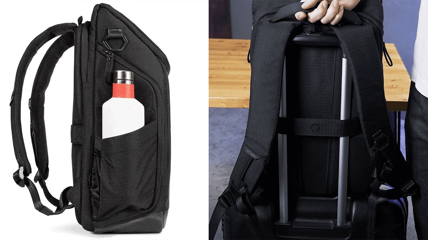 背負ったままにスグに取り出し 収納可能 3階層構造リュック Horizon Campfire キャンプファイヤー 背負ったままにスグに取り出し 収納可能 3階層構造リュック Horizon Campfire キャンプファイヤー