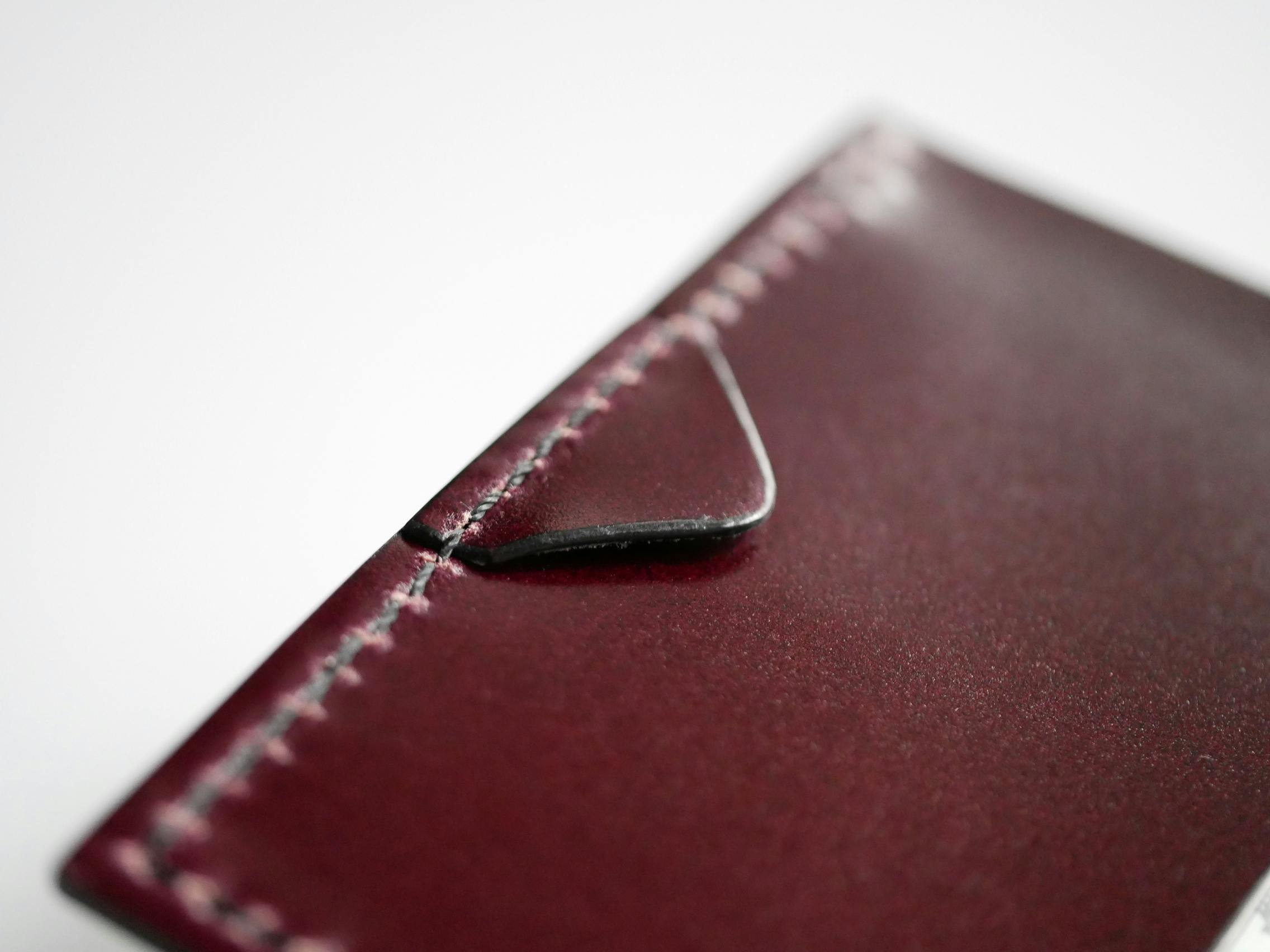 史上最薄コードバン財布 usuha3 - 折り財布