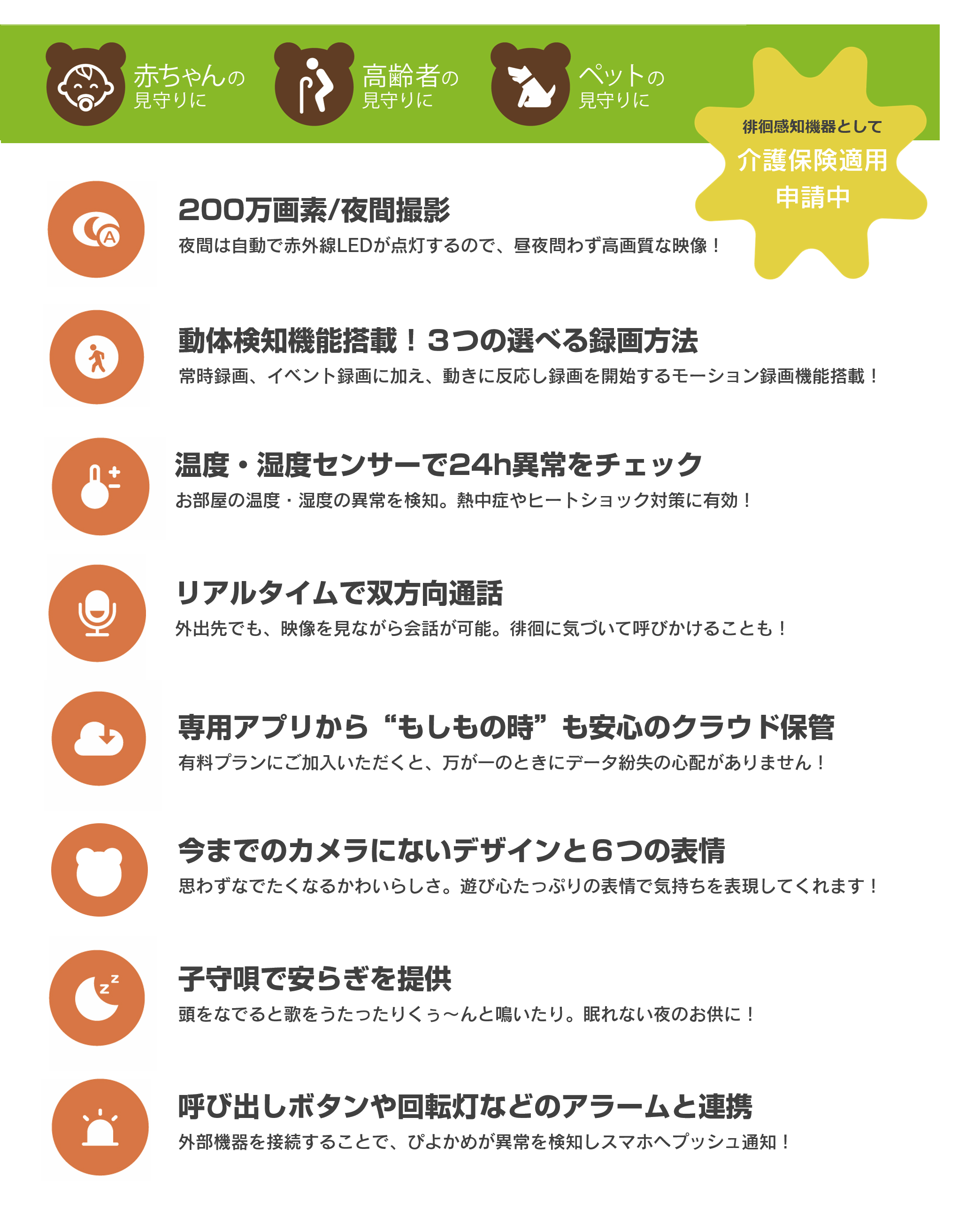 可愛い見た目、だけど充実機能の見守りカメラ「ぴよかめ」 - CAMPFIRE