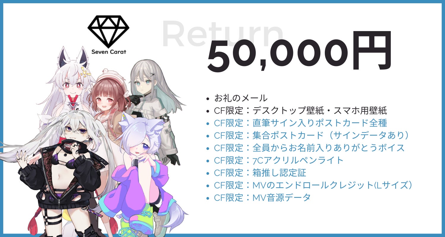 音楽で世界に Vtuber事務所 Seven Carat のオリ曲を制作したい Campfire キャンプファイヤー 音楽で世界に Vtuber事務所 Seven Carat のオリ曲を制作したい Campfire キャンプファイヤー