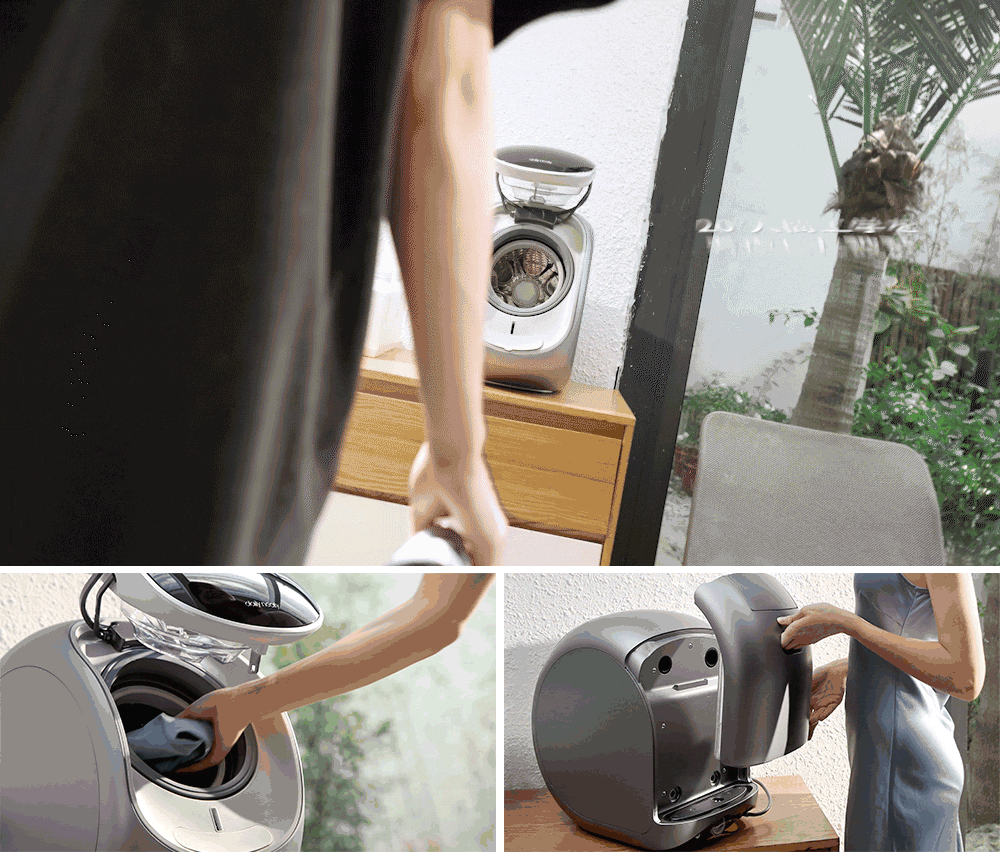 洗濯をもっと好きになろう。NIX: 世界最小 オールインワン型ドラム型