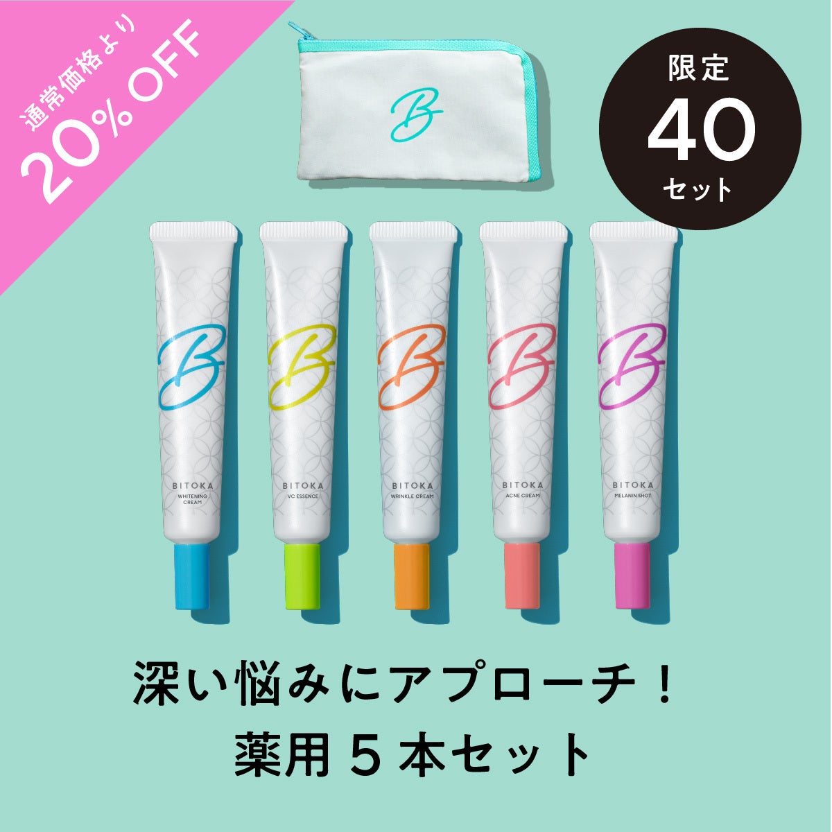 皮膚科医監修・高濃度・薬用…なのに1本1200円！肌悩みの全てにこたえる