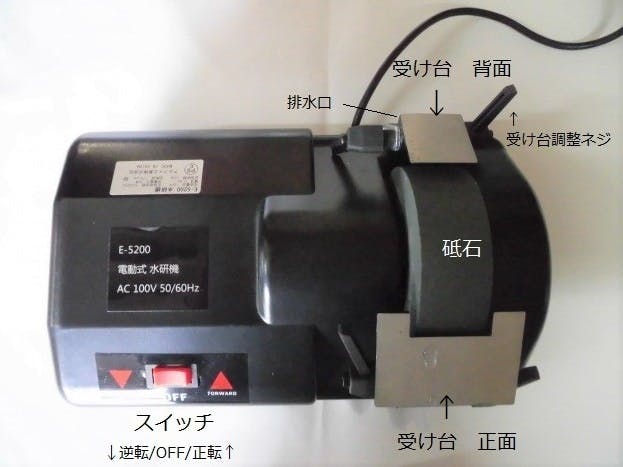 日本には刃物を研ぐ文化が有ります。電動式水研ぎ機で、お使いの刃物を研ぎませんか。